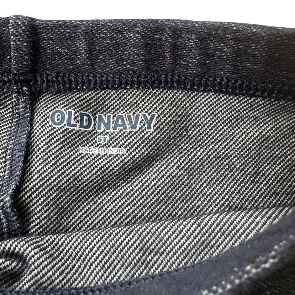 Old Navy Short Biker Short Blue Denim 5T - Picture 4 of 6